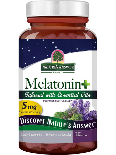 Nature's Answer, Melatonin Plus, 60 Vegetarian Vapsules