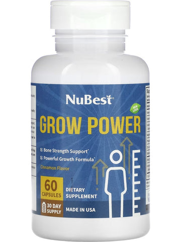 NuBest, Grow Power, Cinnamon, 60 Capsules