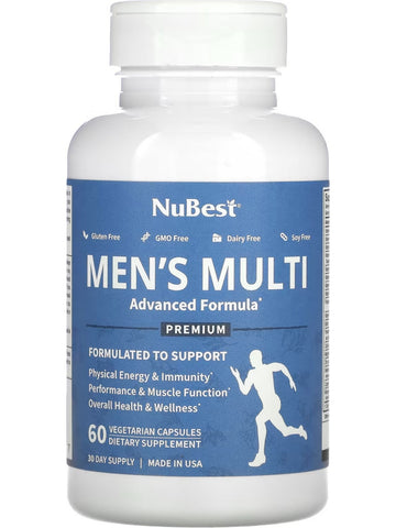 NuBest, Men's Multi, 60 Vegetarian Capsules