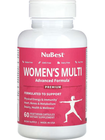 NuBest, Women's Multi, 60 Vegetarian Capsules