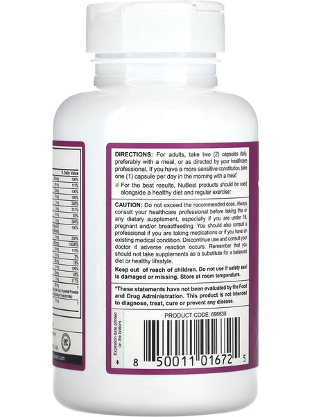 NuBest, Hair Xtra, 60 Vegetarian Capsules