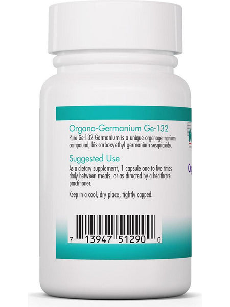 NutriCology, Organo-Germanium Ge-132, 50 Vegetarian Capsules