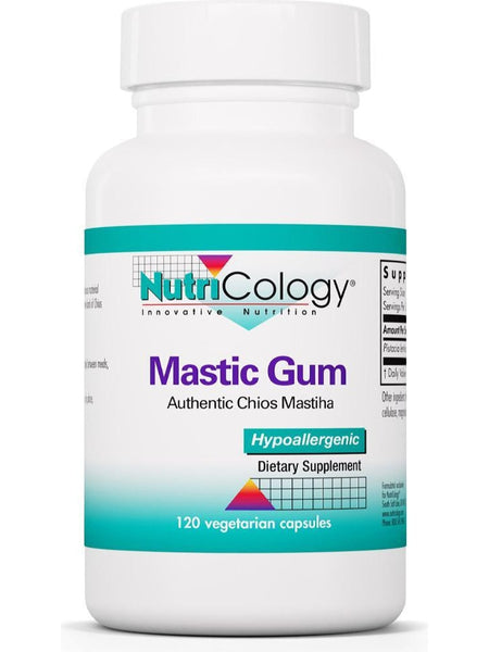 NutriCology, Mastic Gum, Authentic Chios Mastiha, 120 Vegetarian Capsules