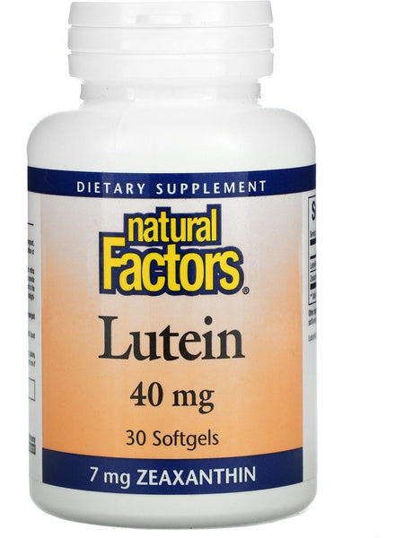 Natural Factors, Lutein 40 mg, 30 Softgels