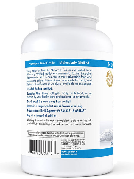 Nordic Naturals, Arctic Cod Liver Oil™, Lemon, 180 Soft Gels