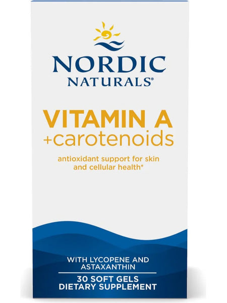 Nordic Naturals, Vitamin A + Carotenoids, 30 Soft Gels