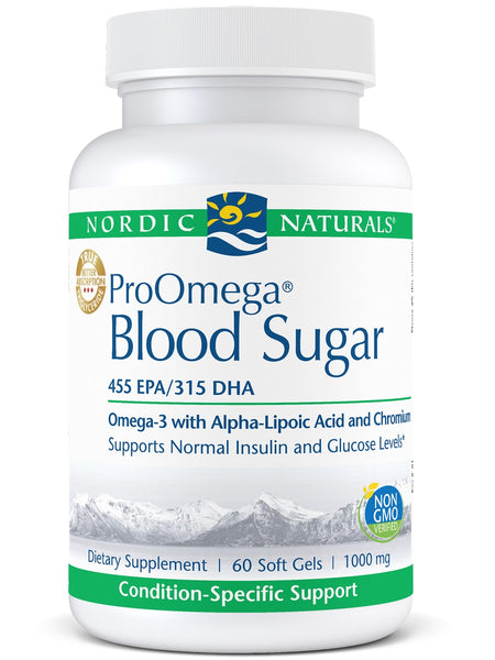 Nordic Naturals, ProOmega® Blood Sugar, 60 Soft Gels