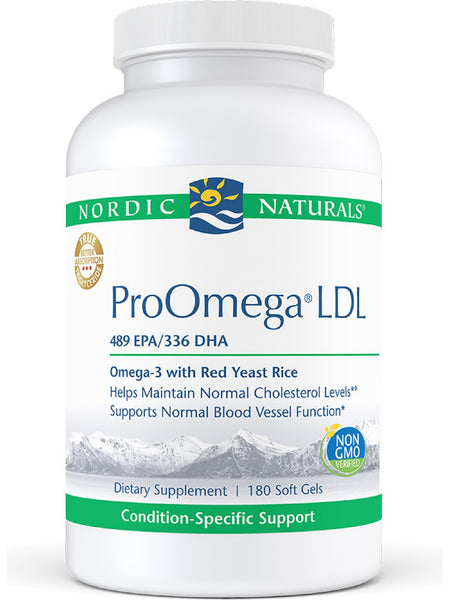 Nordic Naturals, ProOmega® LDL, 180 Soft Gels