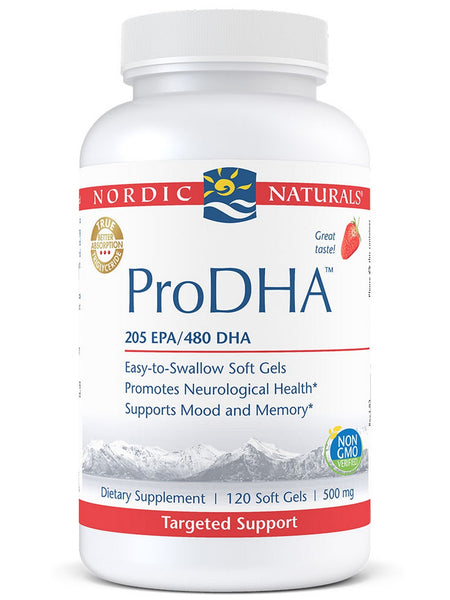 Nordic Naturals, ProDHA™, Strawberry, 120 Soft Gels