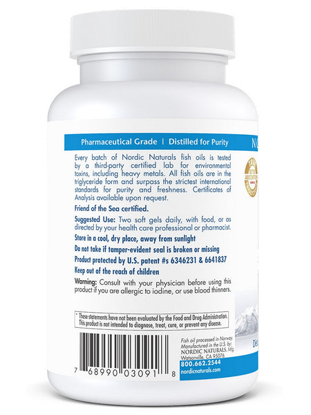 Nordic Naturals, ProEFA®-3-6-9, Lemon, 90 Soft Gels