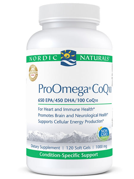 Nordic Naturals, ProOmega® CoQ10, 120 Soft Gels