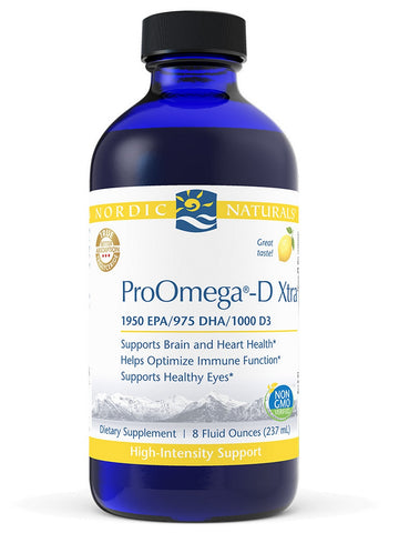 Nordic Naturals, ProOmega®-D Xtra, Lemon, 8 Fluid Ounces