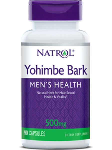 Natrol, Yohimbe Bark, 500mg, 90 ct