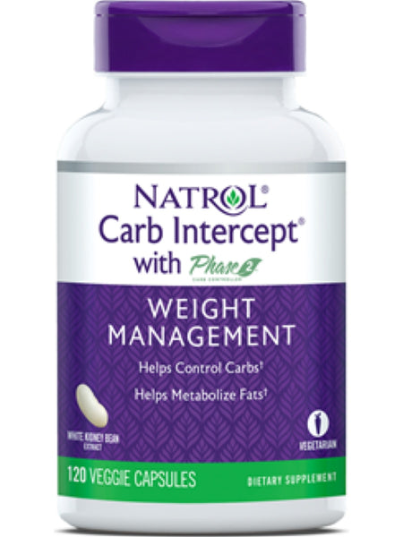 Natrol, Carb Intercept Phase 2, 120 ct