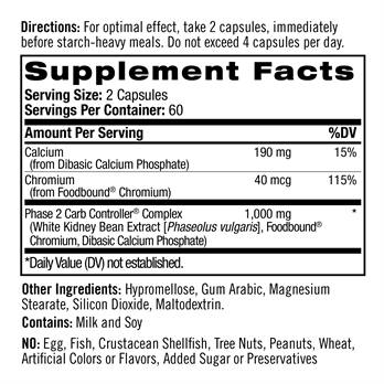 Natrol, Carb Intercept Phase 2, 120 ct