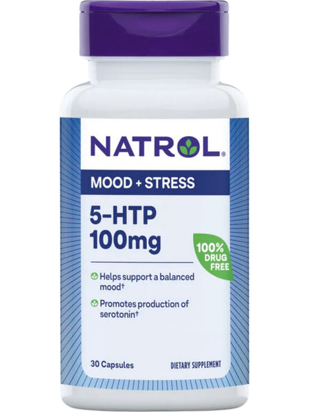 Natrol, 5 HTP, 100mg, 30 ct