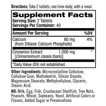 Natrol, Cinnamon Extract, 500mg, 80 ct