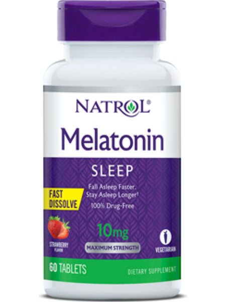 Natrol, Melatonin, 10mg Fast Dissolve, 60 ct