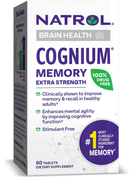 Natrol, Cognium Memory Extra Strength, 60 Tablets