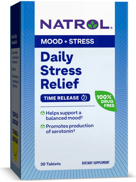 Natrol, Daily Stress Relief, 30 Tablets