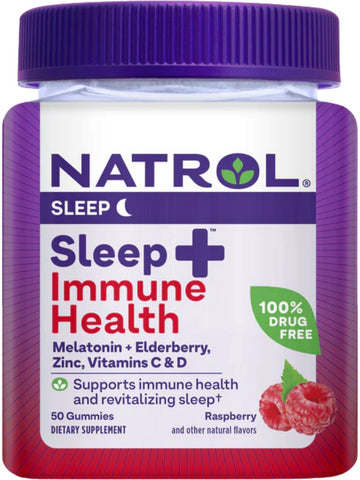 Natrol, Sleep+ Immune Health, 50 Gummies