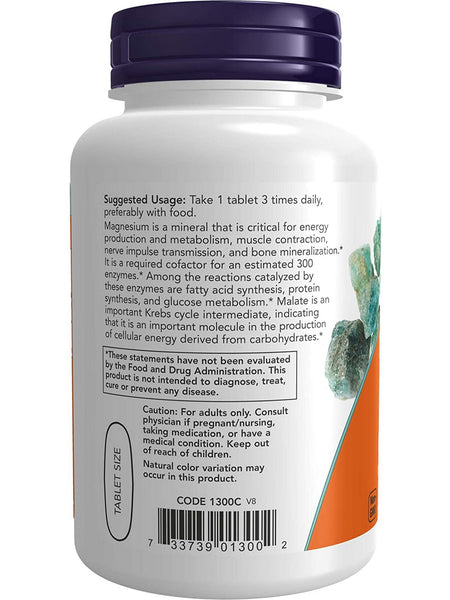 NOW Foods, Magnesium Malate 1000 mg, 180 tablets