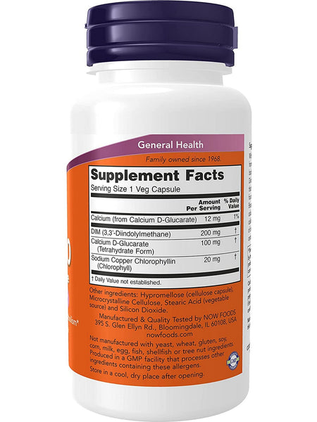 NOW Foods, DIM 200 Diindolylmethane, 90 veg capsules