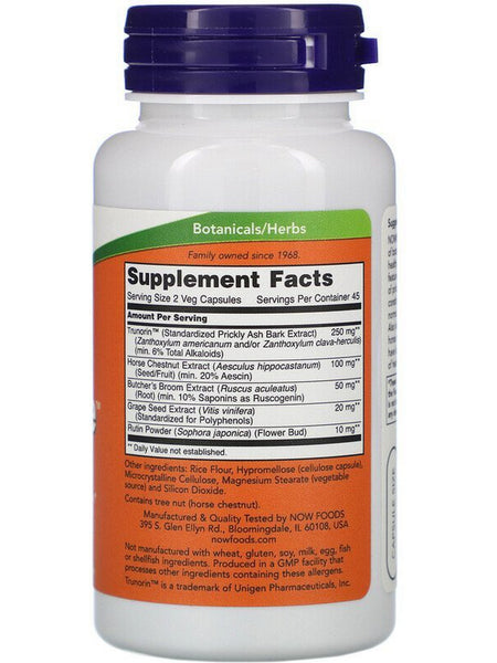 NOW Foods, Vein Supreme™, 90 veg capsules