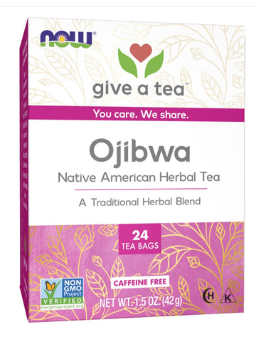NOW Foods, Ojibwa, Native American Herbal Tea, 24 tea bags