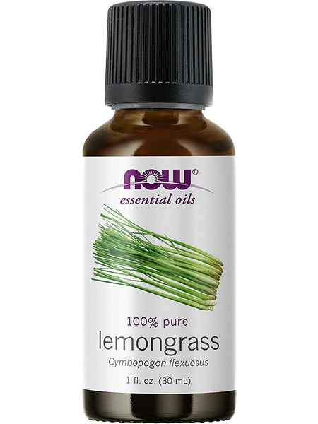 NOW Foods, Lemongrass Oil, 100% Pure, 1 fl oz