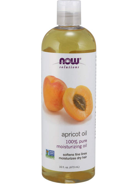 NOW Foods, Apricot Oil, 100% Pure Moisturizing Oil, 16 fl oz