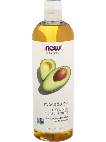 NOW Foods, Avocado Oil, 100% Pure Moisturizing Oil, 16 fl oz