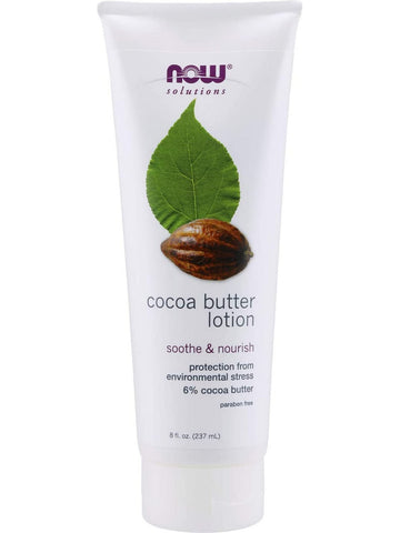 NOW Foods, Cocoa Butter Lotion, Soothe & Nourish, 8 fl oz