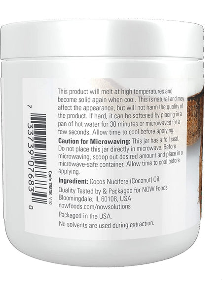 NOW Foods, Coconut Oil, Natural, 7 fl oz