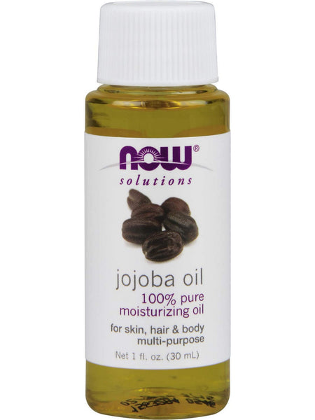 NOW Foods, Jojoba Oil, 100% Pure Moisturizing Oil, 1 fl oz