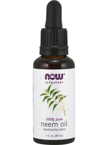 NOW Foods, Neem Oil, 100% Pure, 1 fl oz