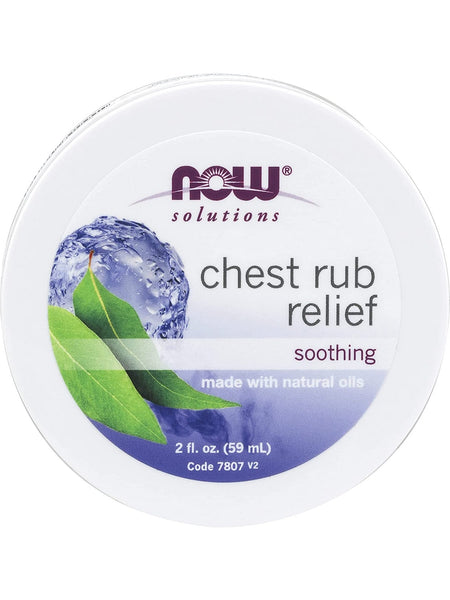 NOW Foods, Chest Rub Relief, 2 fl oz