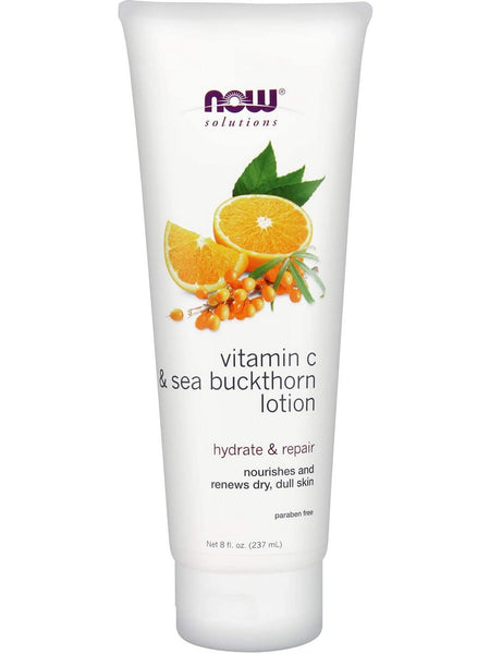 NOW Foods, Vit C & Sea Buckthorn Body Lotion, 8 fl oz