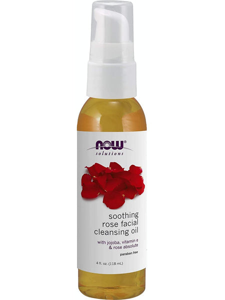 NOW Foods, Soothing Rose Facial Cleansing Oil, 4 fl oz