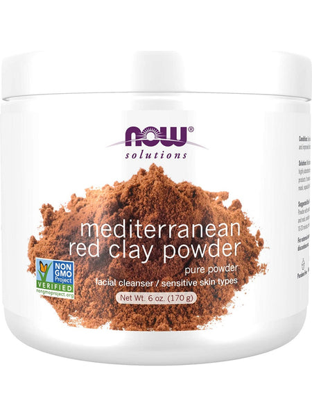 NOW Foods, Mediterranean Red Clay Powder, 6 oz