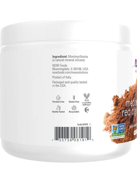 NOW Foods, Mediterranean Red Clay Powder, 14 oz