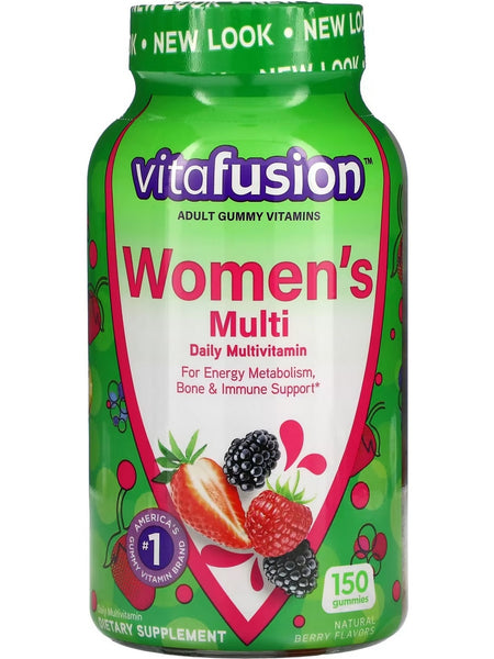 vitafusion, Women's Multi, Daily Multivitamin, Natural Berry, 150 Gummies