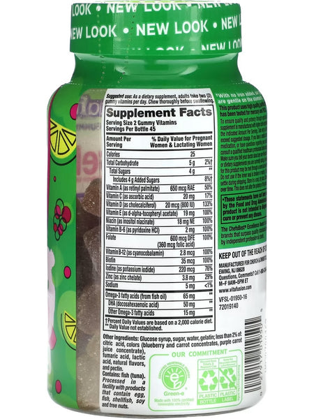 vitafusion, PreNatal, Natural Raspberry Lemonade, 50 mg, 90 Gummies