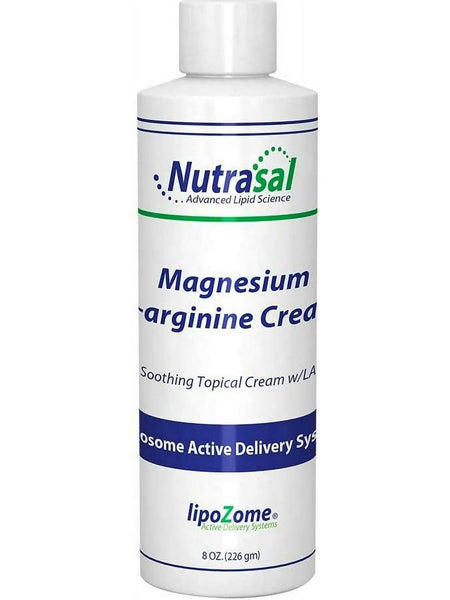 Nutrasal, Magnesium L-arginine Cream, 8 oz