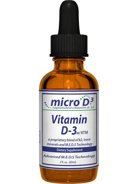 Nutrasal, Micro D3, Vitamin D3 with KTM, 2 fl oz