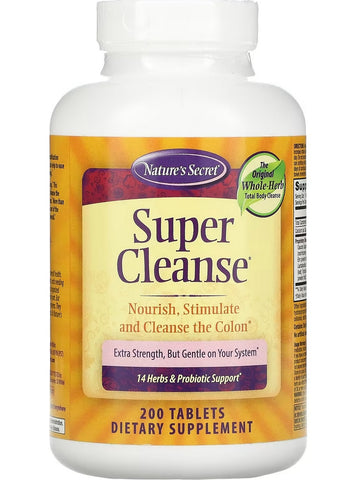 Nature's Secret, Super Cleanse, 200 Tablets