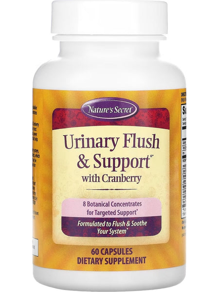 Nature's Secret, Urinary Flush and Support with Cranberry, 60 Capsules