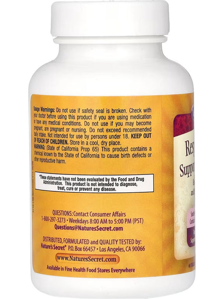 Nature's Secret, Respiratory Support & Defense, 60 Tablets