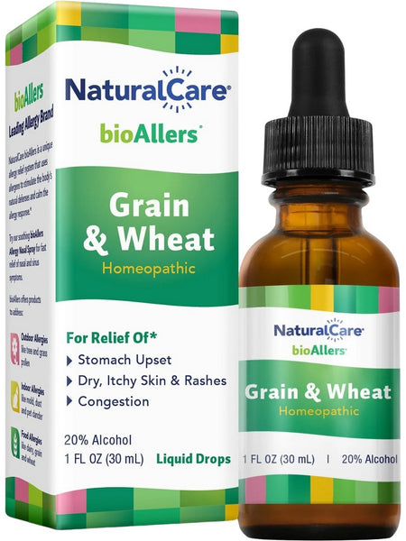 NaturalCare, bioAllers, Grain and Wheat, 1 fl oz