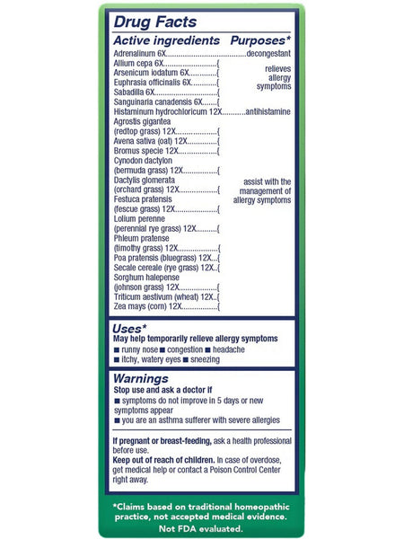 NaturalCare, bioAllers, Grass Pollen, 1 fl oz